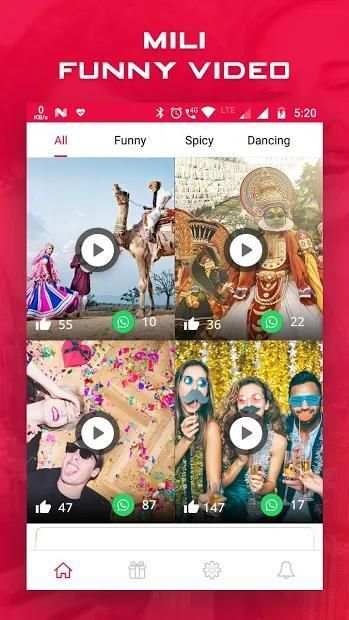 Mili - Funny Video स्क्रीनशॉट 4
