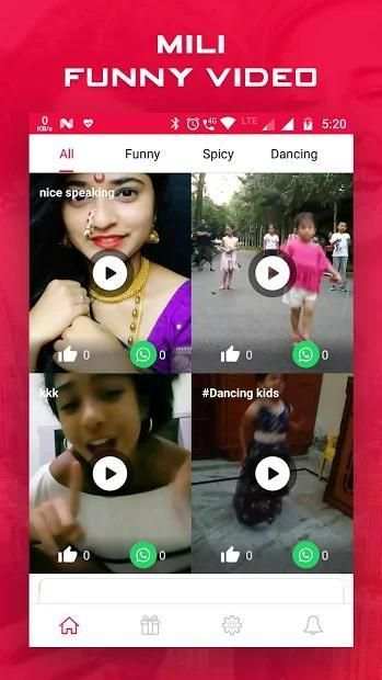 Mili - Funny Video स्क्रीनशॉट 1