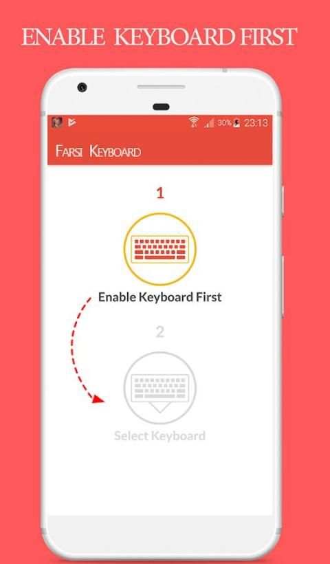 persian keyboard / Farsi language keyboard screenshot 1