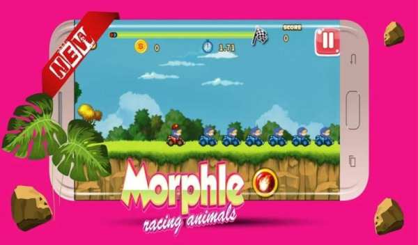 Morphle And Animals Racing For Kids screenshot 2