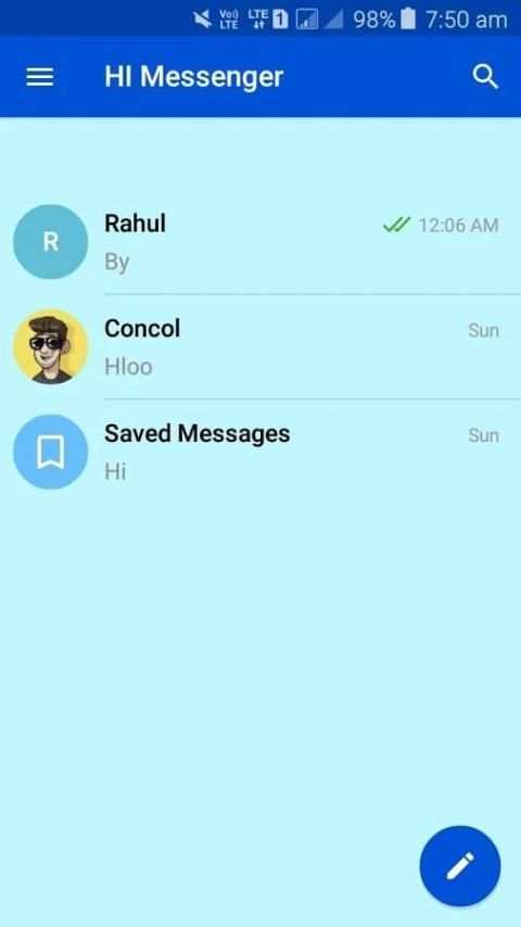 HI Messenger screenshot 3