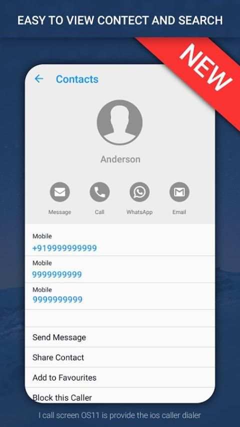 I Call Screen OS10 screenshot 4