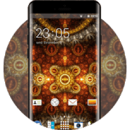 ikon theme htc one abstract art wallpaper
