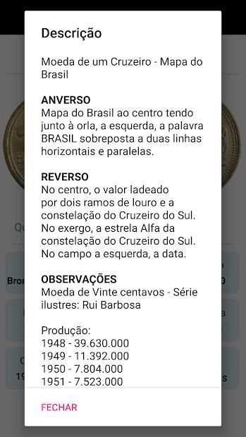 Moedas do Brasil - 1945 a 1964 скриншот 3