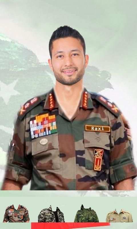 Army Uniforms Editor-Army Dress Photo Editor screenshot 3