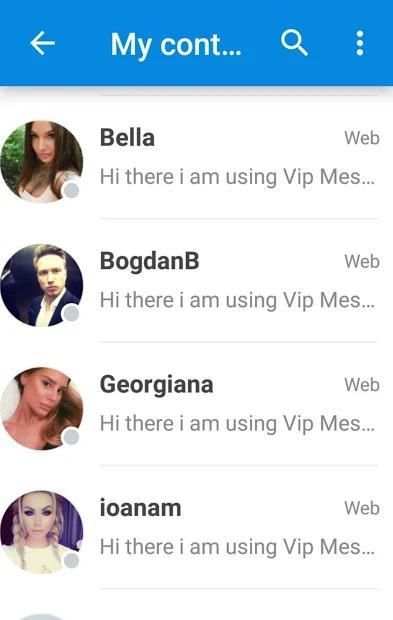 Vip Messenger screenshot 1