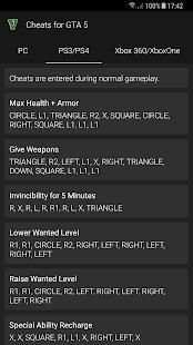 Cheats for GTA 5 screenshot 2