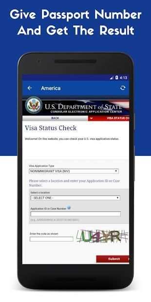 Online Visa Check: Online visa checking Software screenshot 4