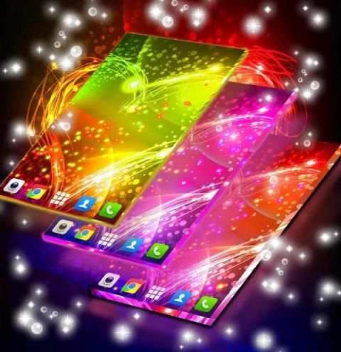 Neon Hearts Live Wallpaper स्क्रीनशॉट 1