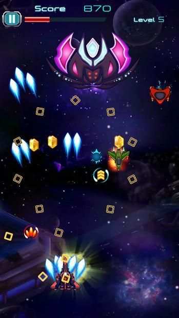 Galaxy Shooter : Attack (Free) स्क्रीनशॉट 1