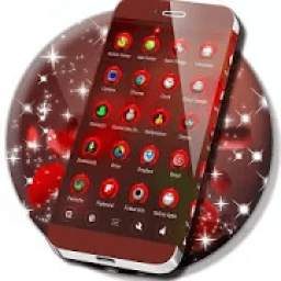 Red Rose Theme for Launcher