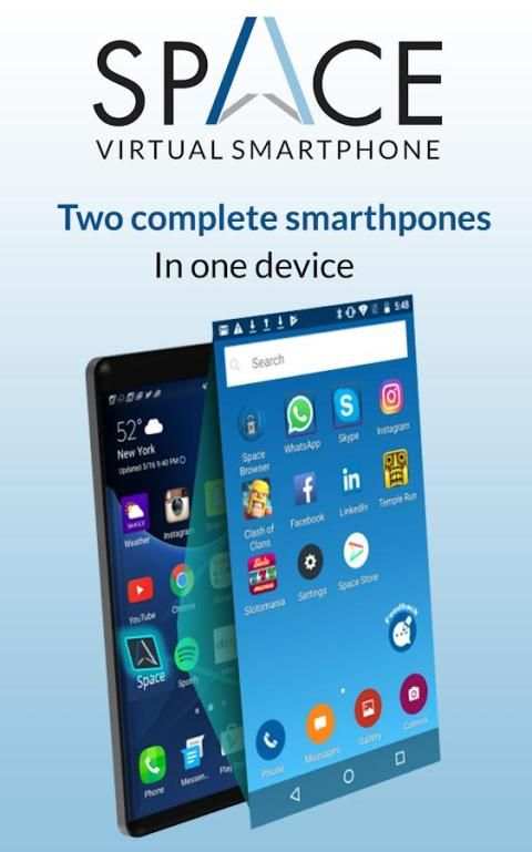 SPACE Virtual Smartphone स्क्रीनशॉट 1