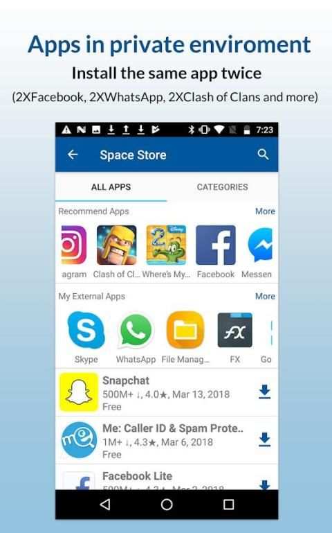 SPACE Virtual Smartphone स्क्रीनशॉट 7