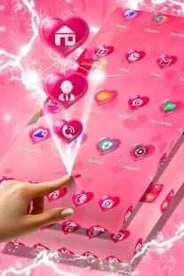 Magic Hearts Launcher Theme screenshot 2