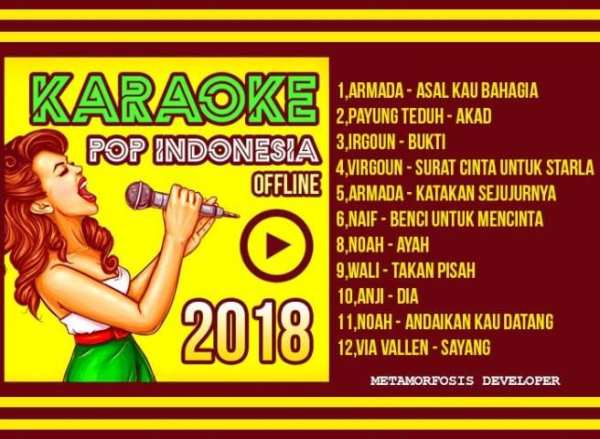 Karaoke Offline Pop Indonesia 2018 screenshot 4
