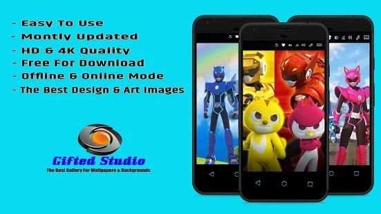Mini Force Rangers Wallpaper screenshot 2