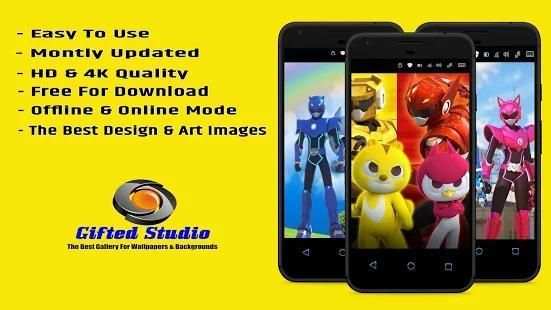 Mini Force Rangers Wallpaper screenshot 1