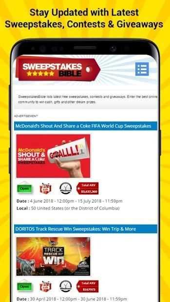 Win Real Prizes & Cash: Free Sweepstakes screenshot 3