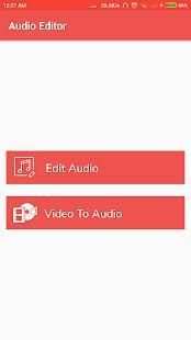 Audio Video Editor स्क्रीनशॉट 1