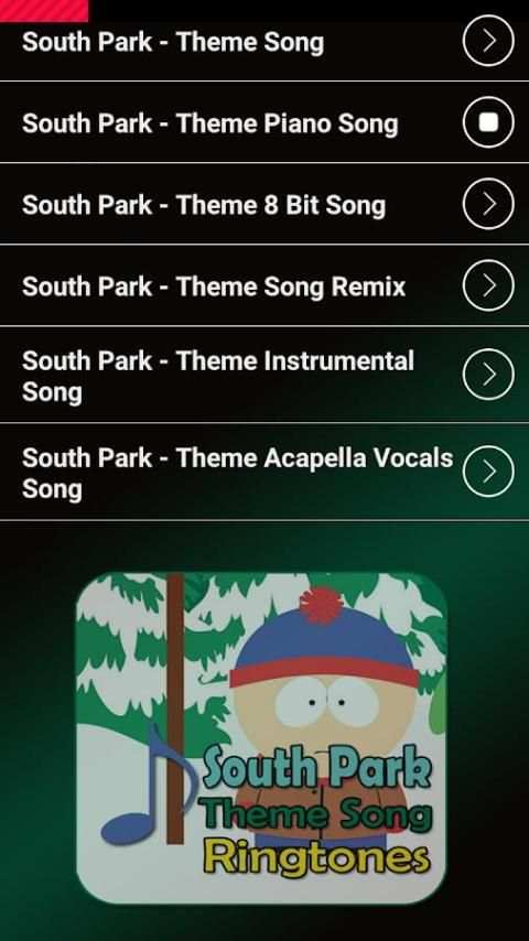 South Park Theme Song Ringtones screenshot 2
