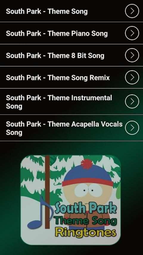 South Park Theme Song Ringtones screenshot 3