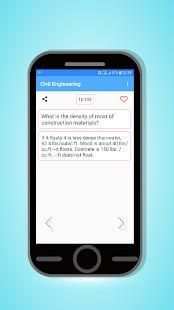 Civil Engineering interview question answers скриншот 2