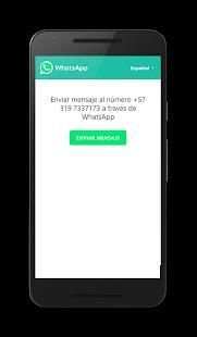 whatsapp chat with unsaved phone numbers screenshot 1