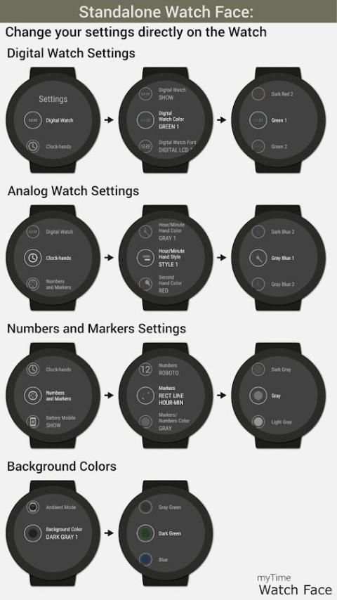 myTime Watch Face Lite screenshot 2