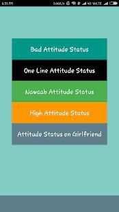 Whatsapp Status 2018 ( Attitude ) screenshot 5
