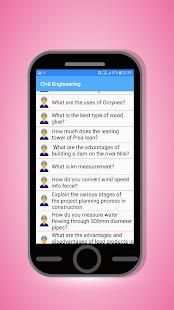 Civil Engineering interview question answers скриншот 5