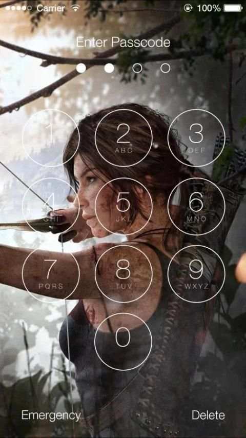 Tomb Raider Lock Screen screenshot 1