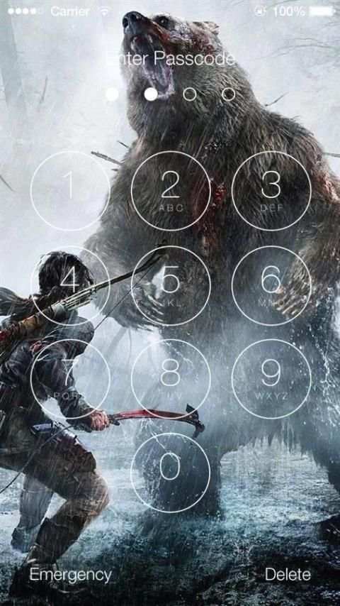 Tomb Raider Lock Screen screenshot 4