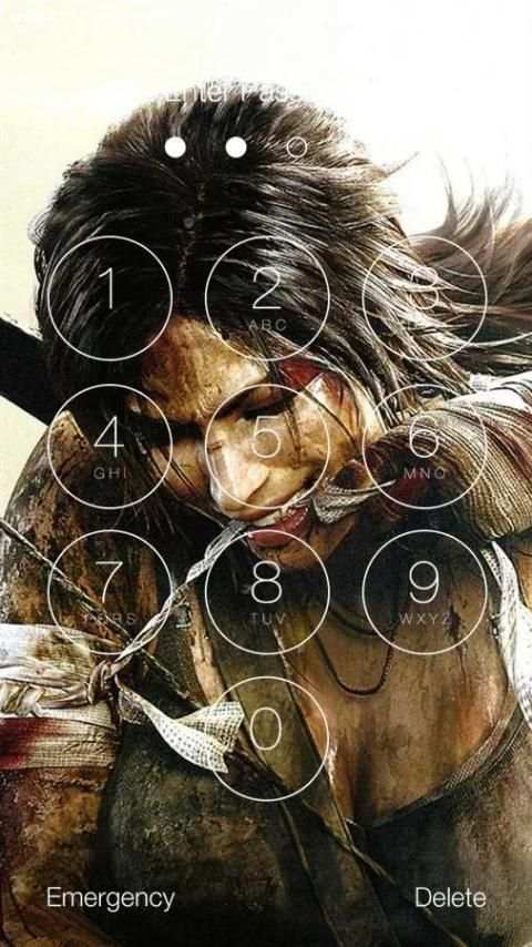 Tomb Raider Lock Screen screenshot 3