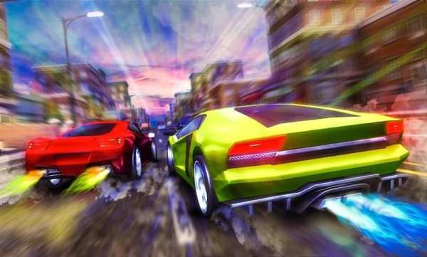 Street Racing in Car screenshot 4