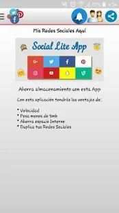 Social Lite App screenshot 1