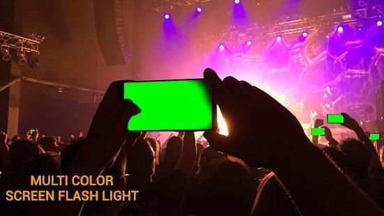 Brightest Flashlight- Call Screen, Color Flash screenshot 1