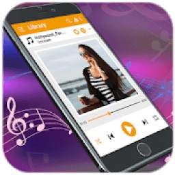 Music Player With Your Photo Background