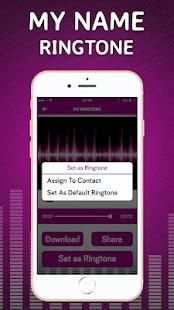 My name ringtone maker-my ringtone,My name screenshot 2