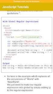JavaScript Tutorials Offline स्क्रीनशॉट 10