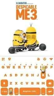 Despicable Me 3 Keyboard Theme screenshot 6