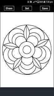 Simple Rangoli Designs : Easy Rangoli Designs स्क्रीनशॉट 3