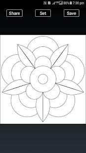 Simple Rangoli Designs : Easy Rangoli Designs स्क्रीनशॉट 2