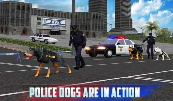 Police Dog Simulator 3D screenshot 1