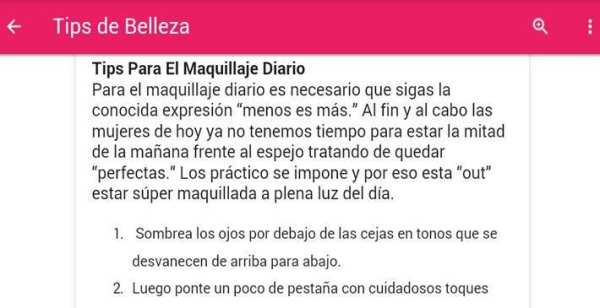 Tips De Belleza screenshot 4