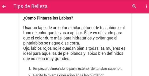 Tips De Belleza screenshot 5
