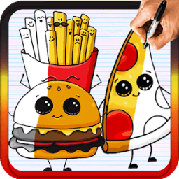 ikon How to draw Foods