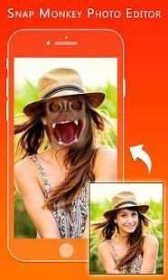 Snap Monkey Face Changer स्क्रीनशॉट 1