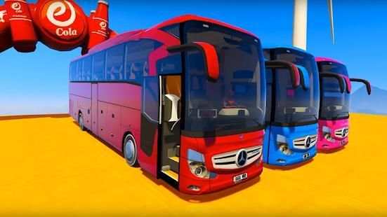 Superheroes Coach Bus Stunts: Speed Racing Games screenshot 7