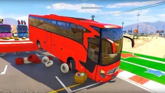 Superheroes Coach Bus Stunts: Speed Racing Games screenshot 15