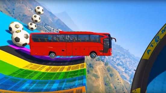 Superheroes Coach Bus Stunts: Speed Racing Games screenshot 6